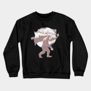 Christmas bigfoot Crewneck Sweatshirt